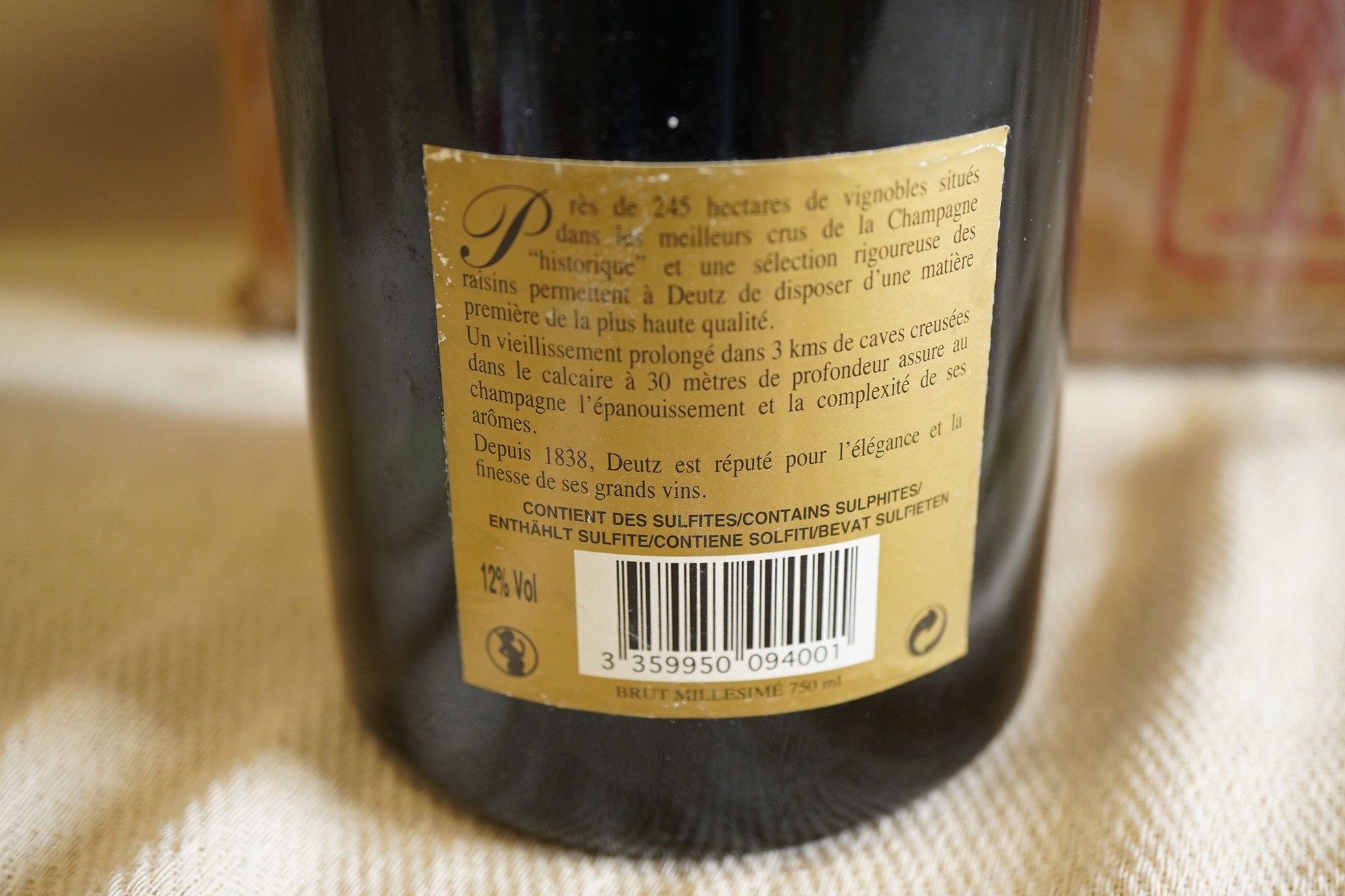 Champagne: Deutz Brut Vintage, 2009